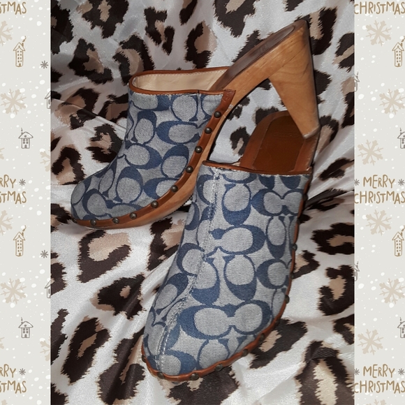 Women's COACH clogs sz10 - Picture 5 of 5